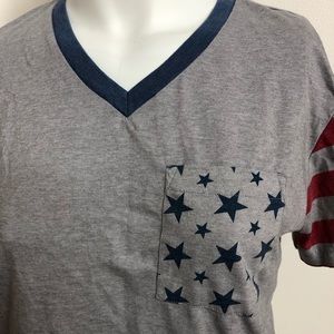 Stars & Stripes v-Neck